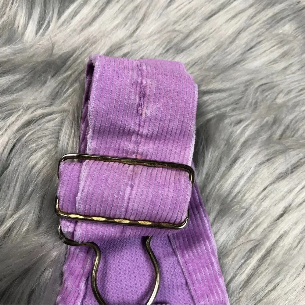 Vintage Oshkosh Bgosh Toddler Girls Purple Corduroy Jumper Dress